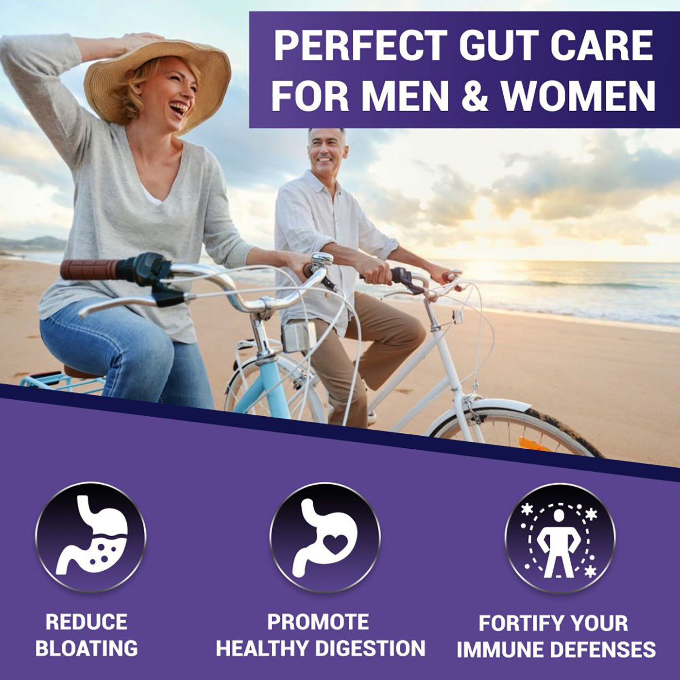 Luma Gut Plus - Adult Probiotics 40 Billion CFU for Stomach Acid